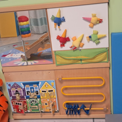 Spiel und Motorikwand